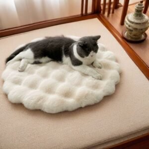 Round Plush Pet Bed