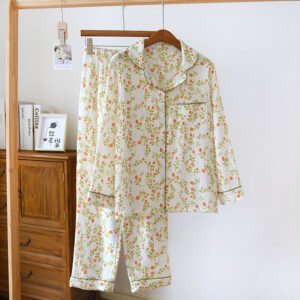 Women's Cotton Long-Sleeve Pajama Set